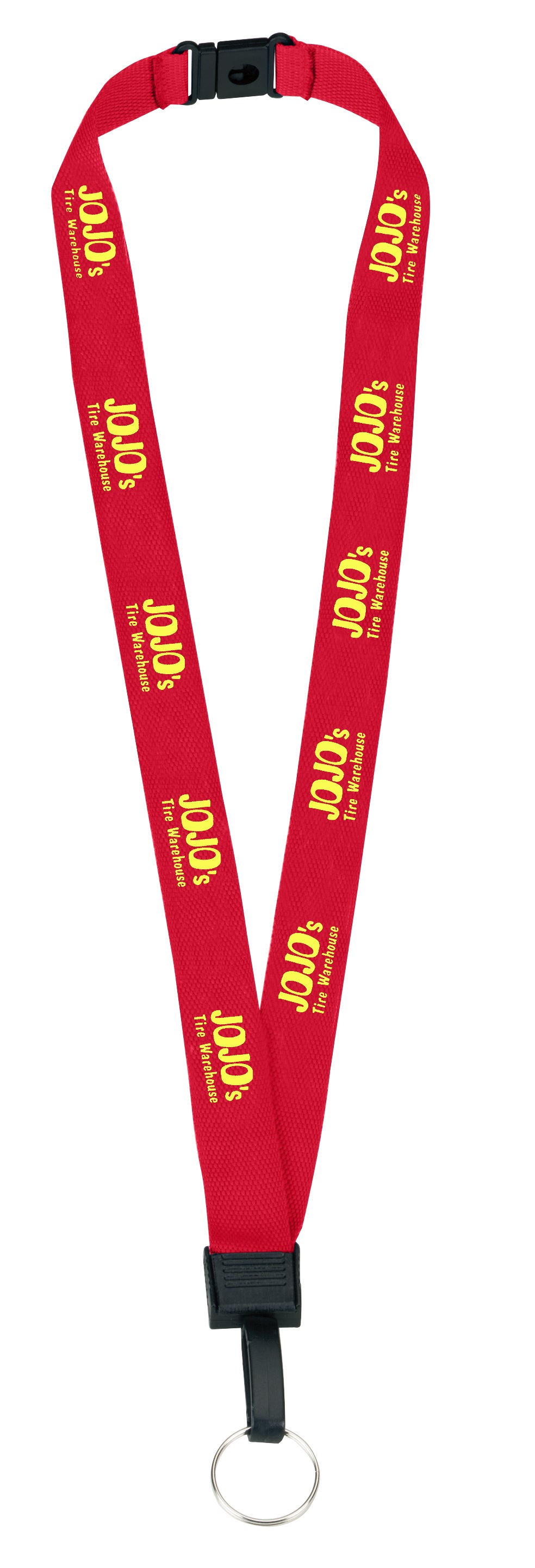 3/4" Breakaway Lanyard with Key Ring