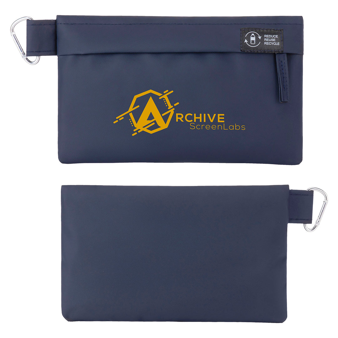 Lakeshore Recycled Nylon Utility Pouch with Carabiner