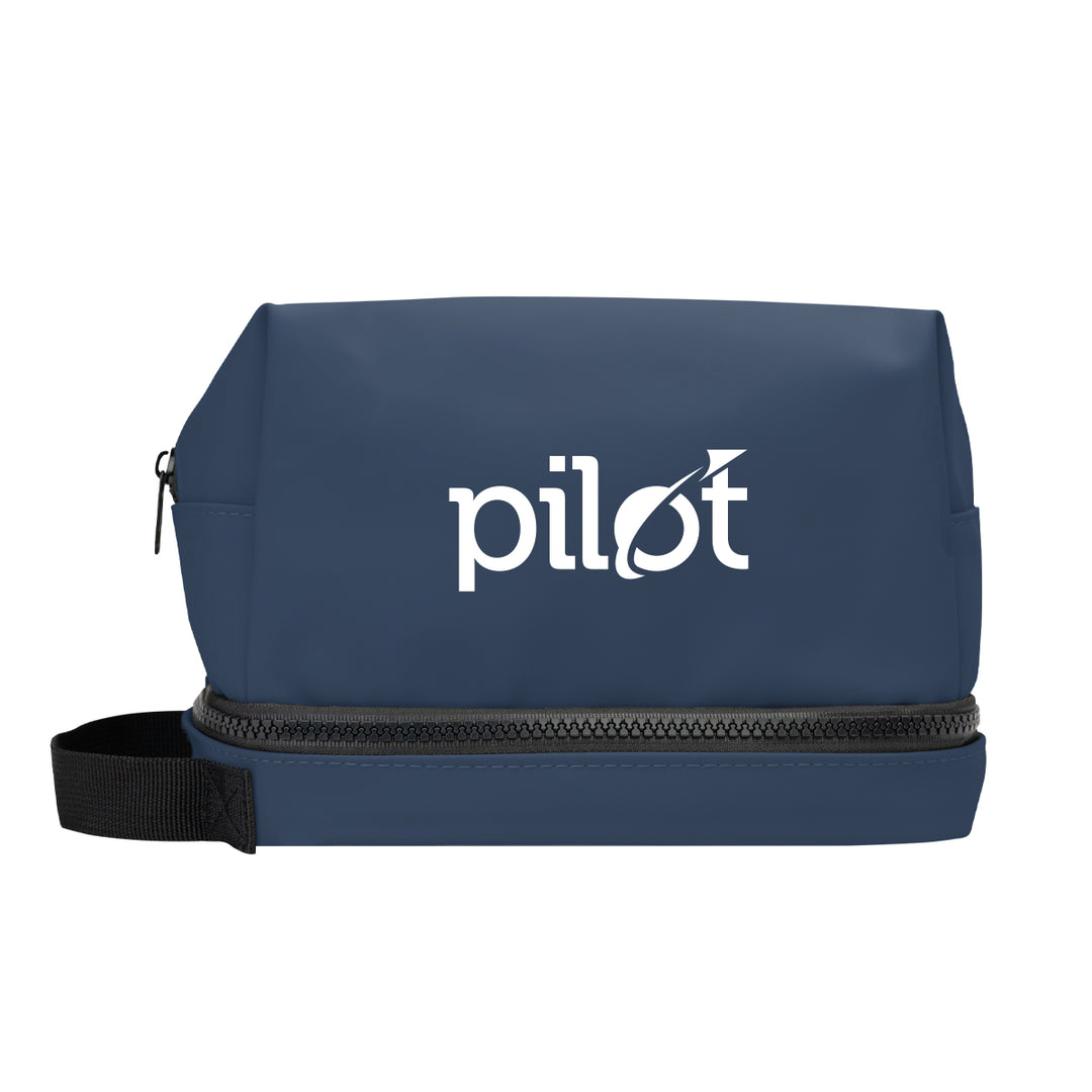 Hudson rPET Leatherette Toiletry Bag