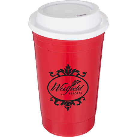 The Traveler Insulated Cup 16 oz. w/ Lid