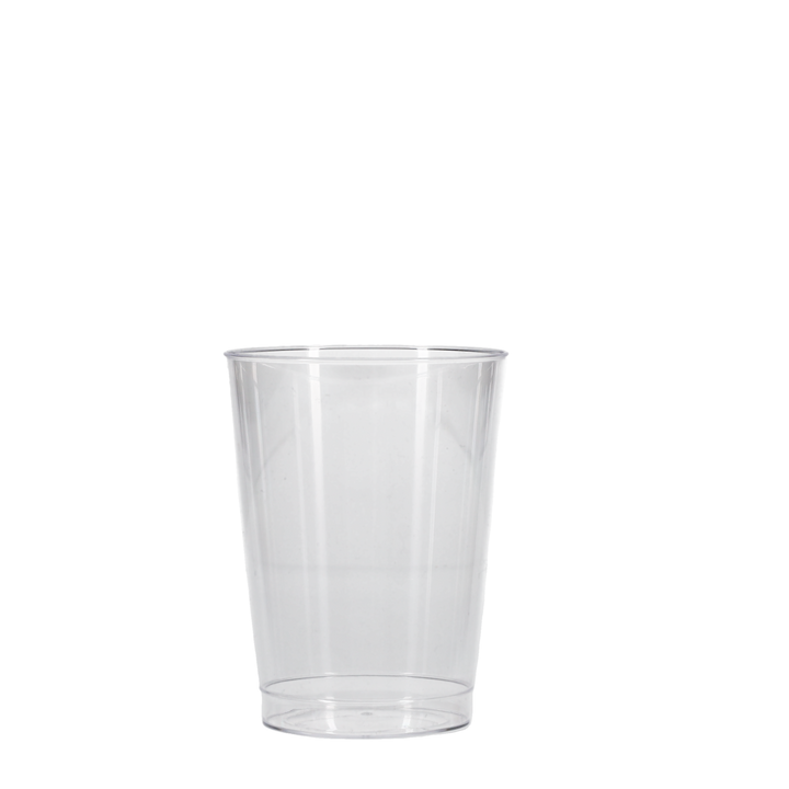 10 oz Hard Plastic Smooth Cup Clear Tradition Print
