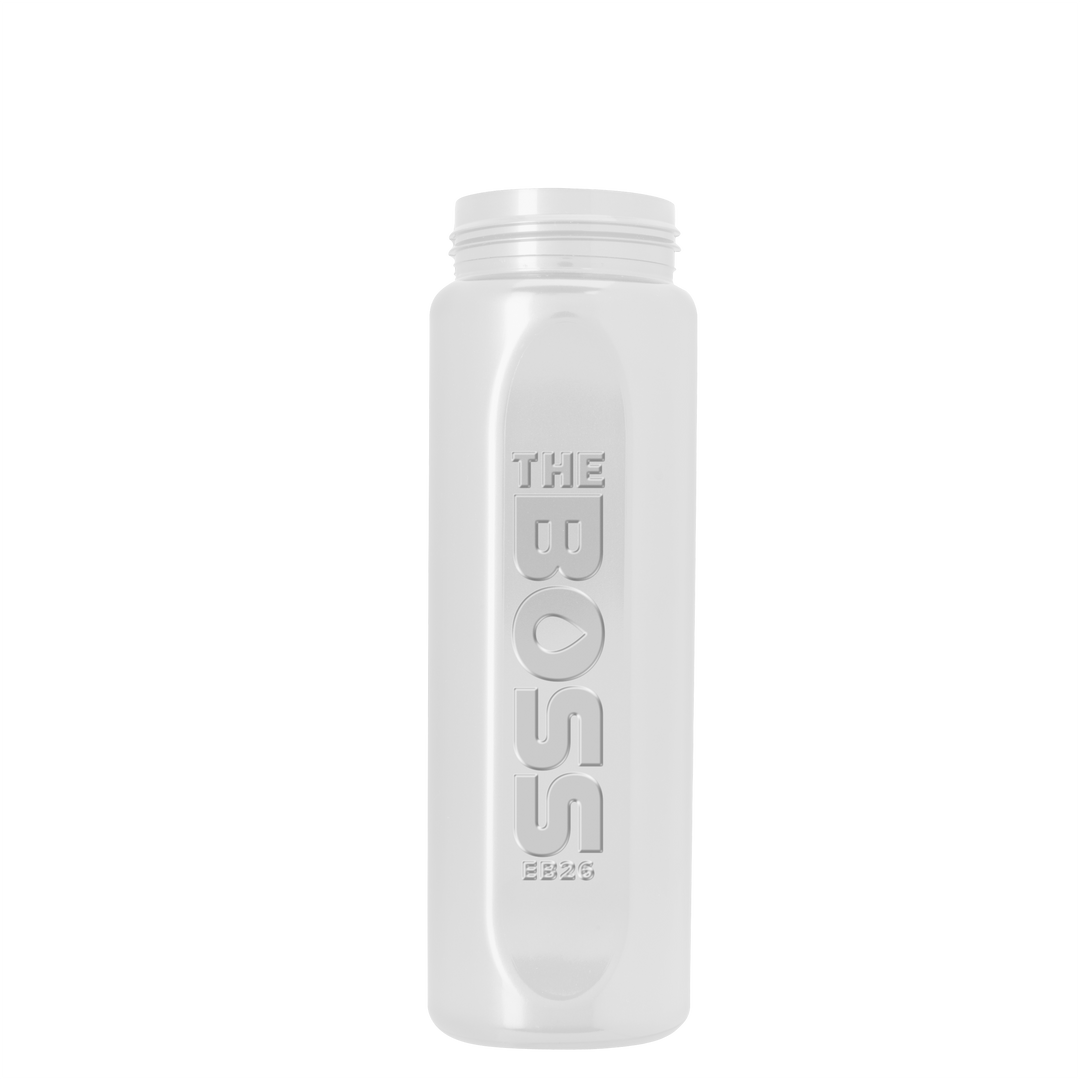 Boss Embossed RPET Bottle with Grip Lid - 26 oz.