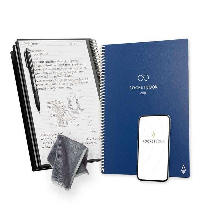 Rocketbook Core Letter Notebook Set
