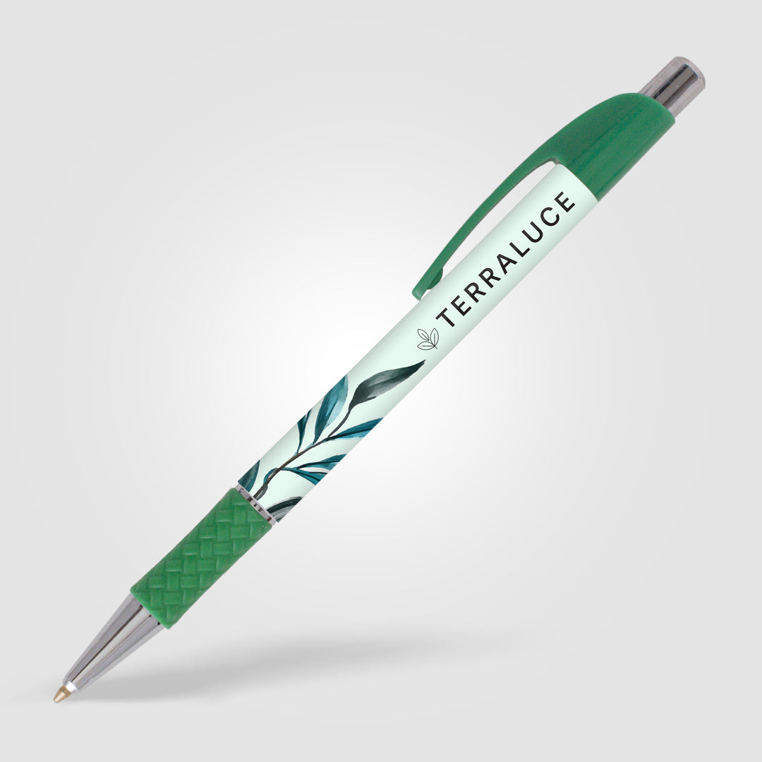 Elite Slim Chrome Basket Weave Pen