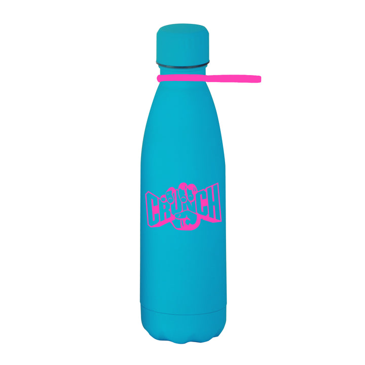 17 oz Vacuum Insulated  Matte Soft Touch Stainless Steel Bottle With Silicone Strap