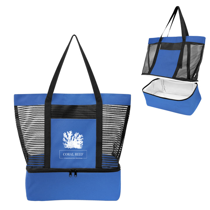 Marley rPET Mesh Tote Bag With Cooler