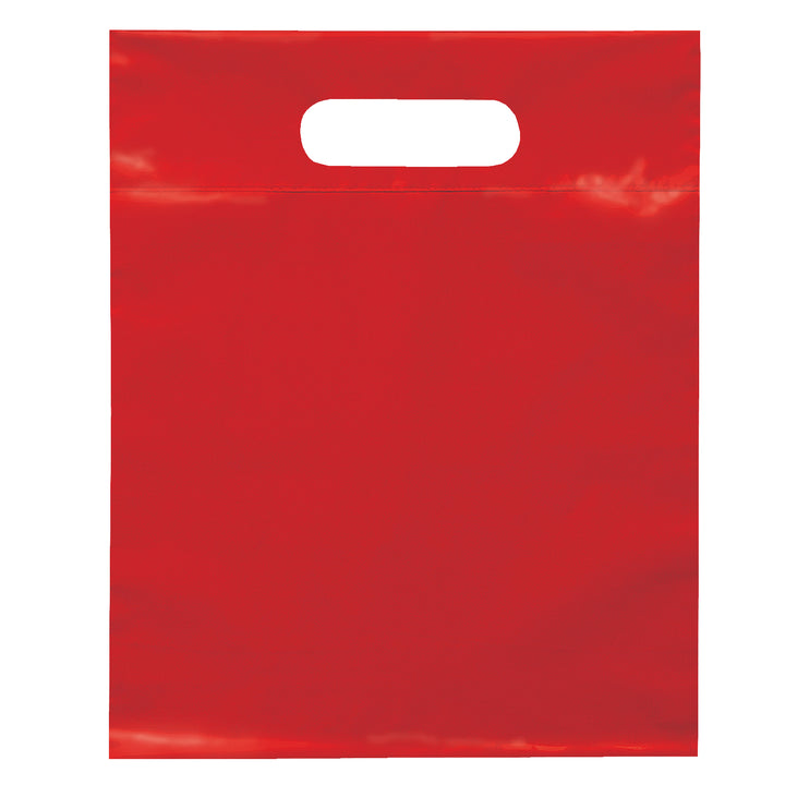 Die Cut Handle Bag - 9 1/2W x 12H - Flexo Ink Print