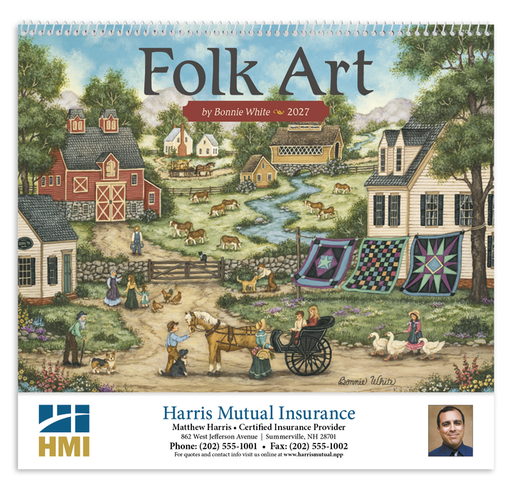 Triumph® Calendars Folk Art Calendar