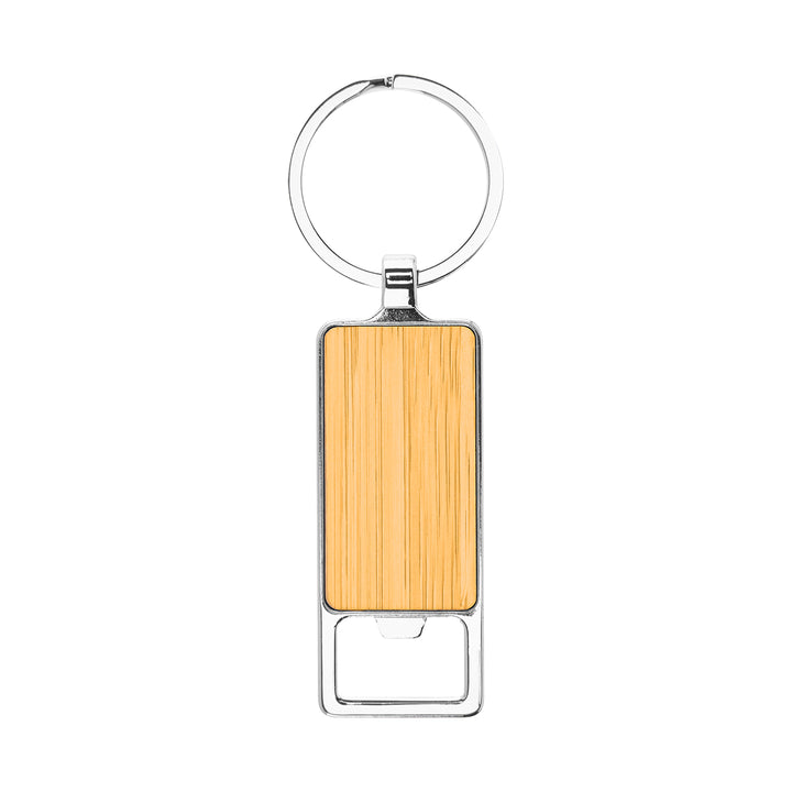Bristol Bamboo Key Tag With Bottle Opener
