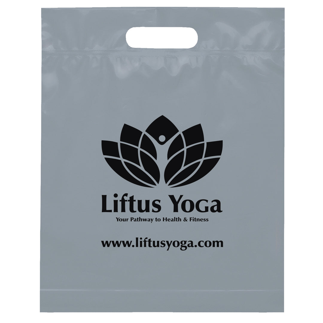 Die Cut Handle Bag - 12W x 15H x 3 - Flexo Ink Print