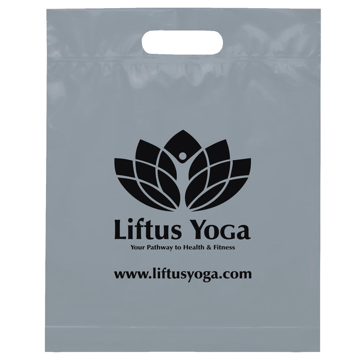 Die Cut Handle Bag - 12W x 15H x 3 - Flexo Ink Print