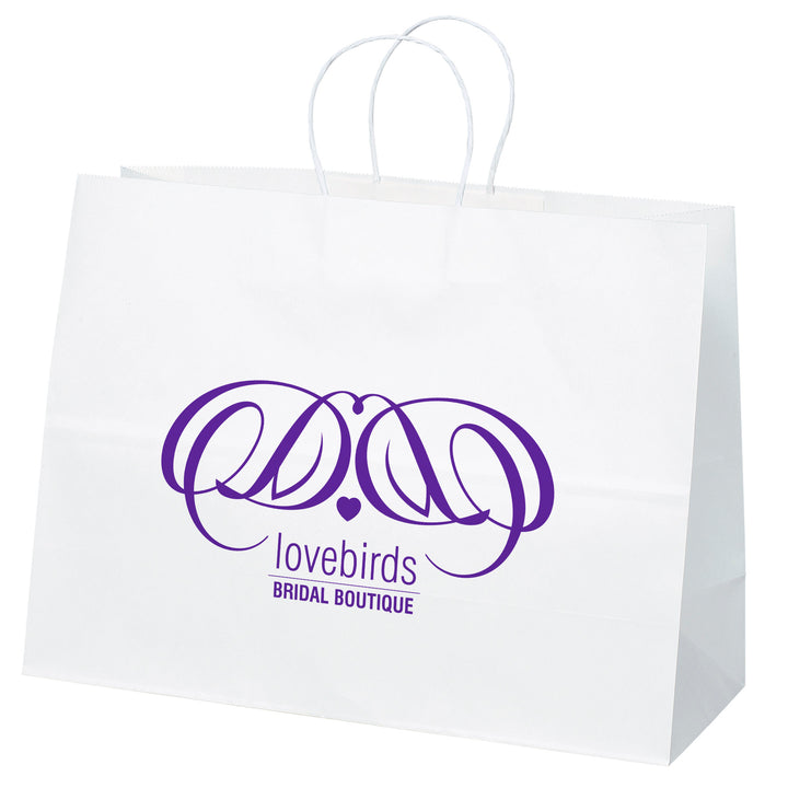 Vogue - White Shopper - Flexo Ink Print