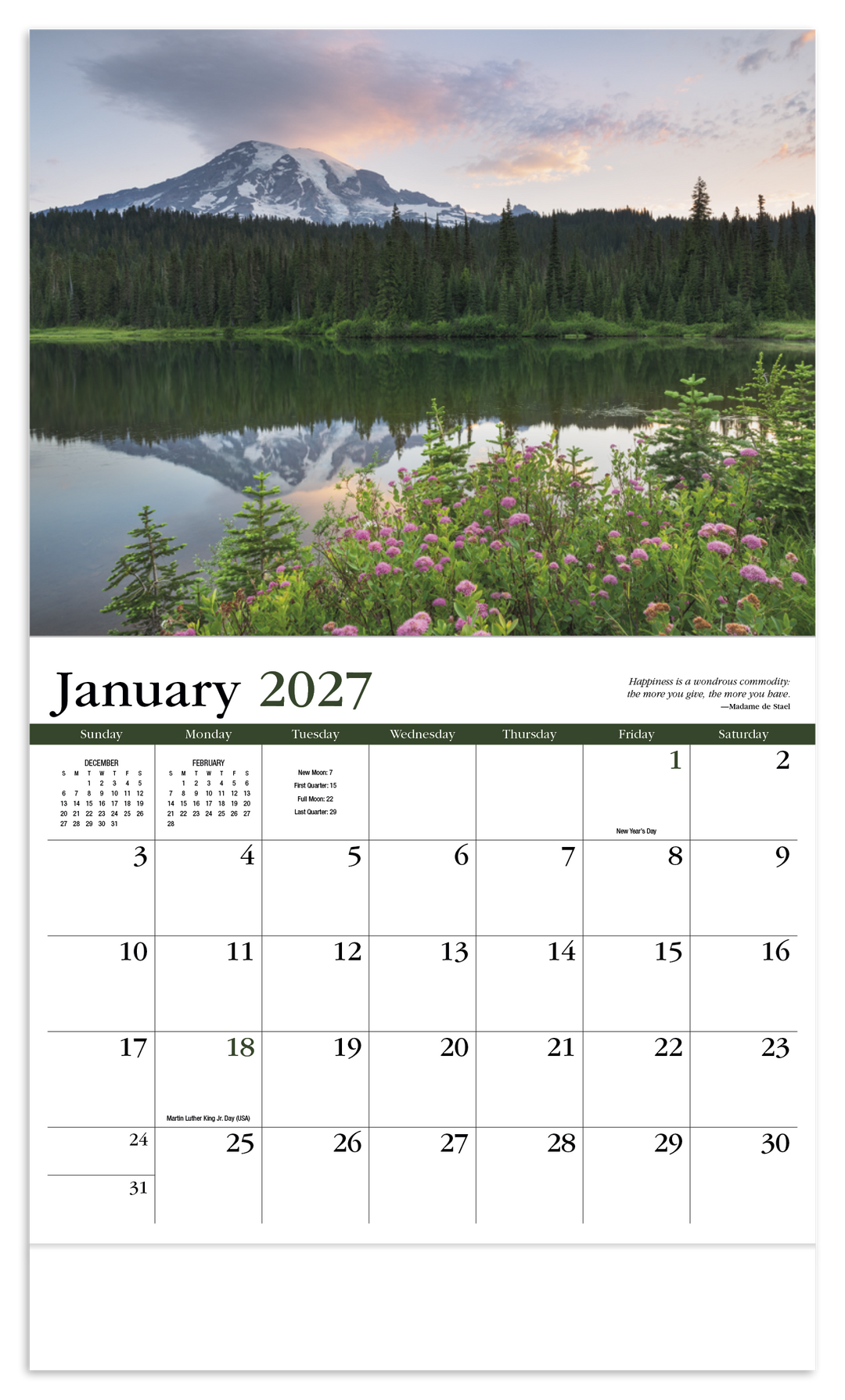 HotLine® Products Contemplations Appointment Calendar - Stapled