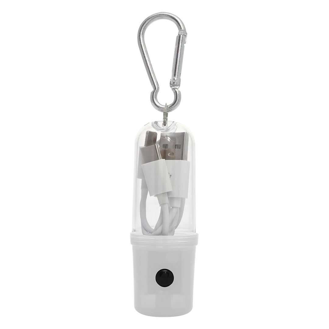 3-In-1 Charging Cable With Flashlight Case