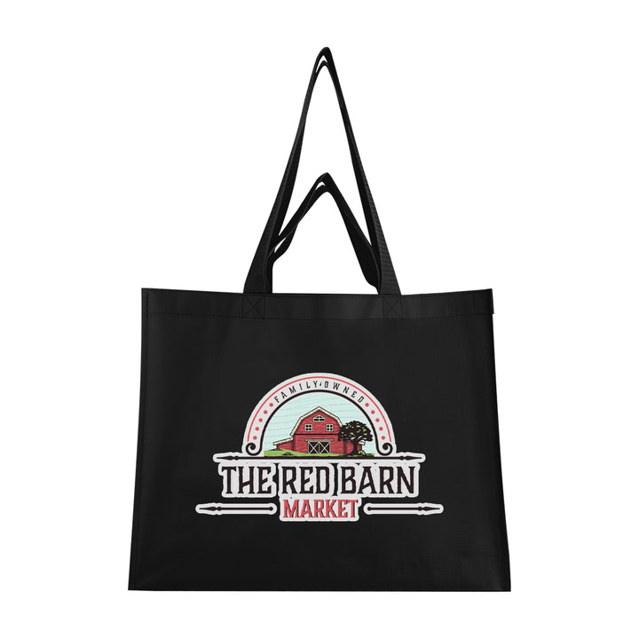 Matte Laminated Recycled Non-Woven Dual Handle Shopper Tote Bag