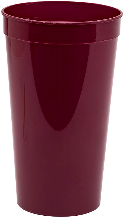 22 oz. Smooth Wall Plastic Stadium Cup