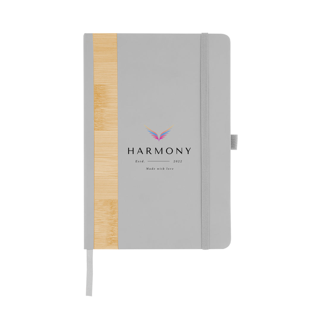 Recycled PU And Bamboo Accent Journal