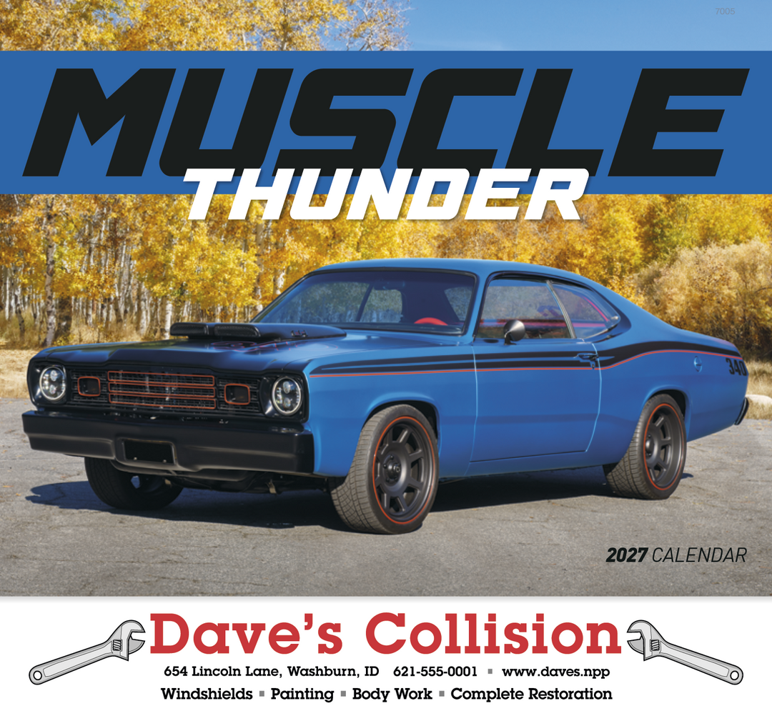 Good Value™ Muscle Thunder - Stapled Calendar