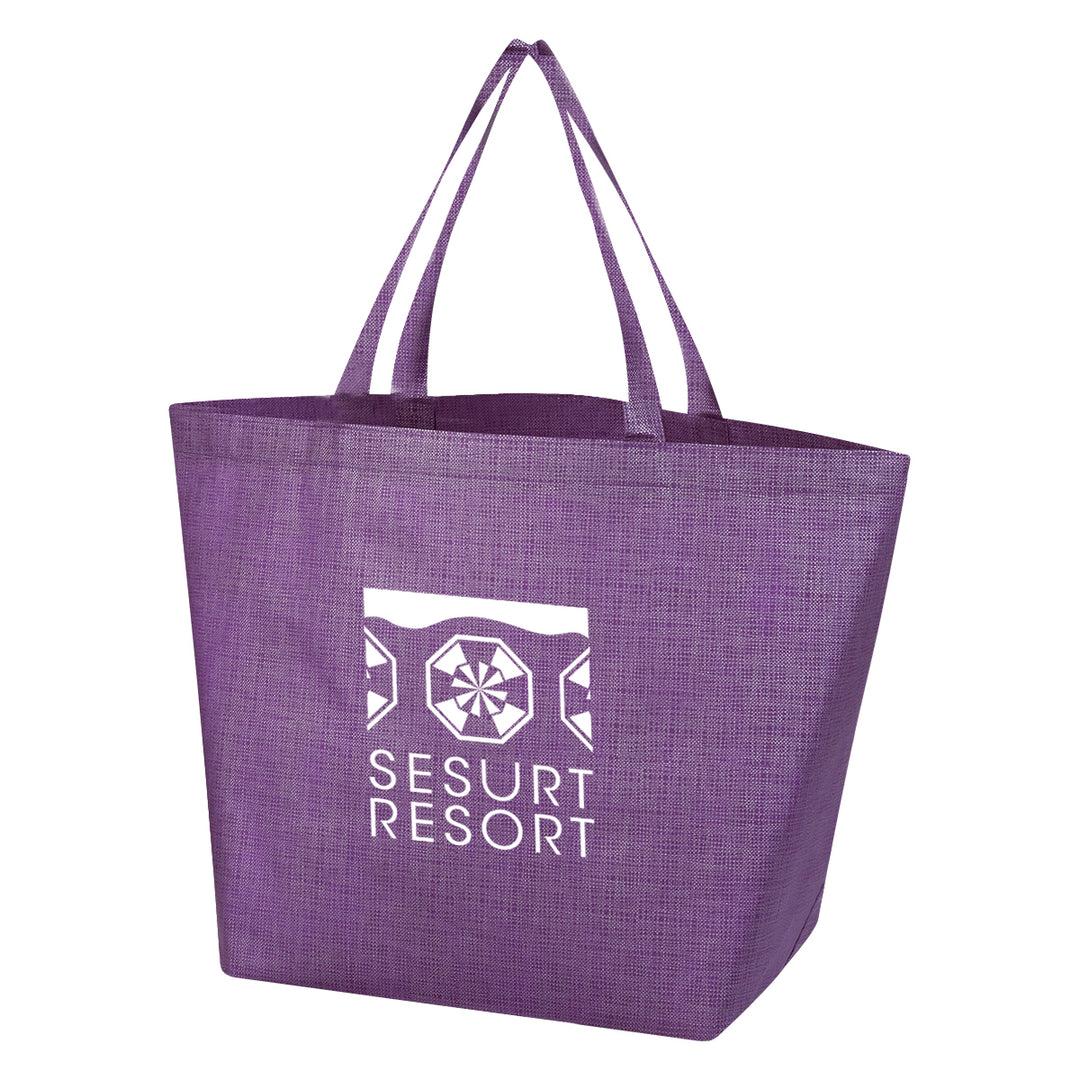 Crosshatch Non-Woven Tote Bag