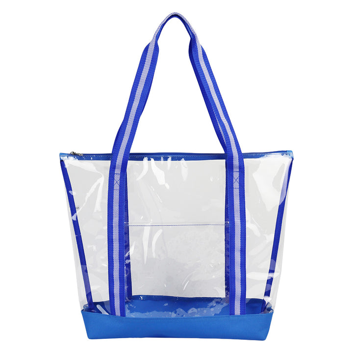 Diamond Clear TPU Zippered Tote