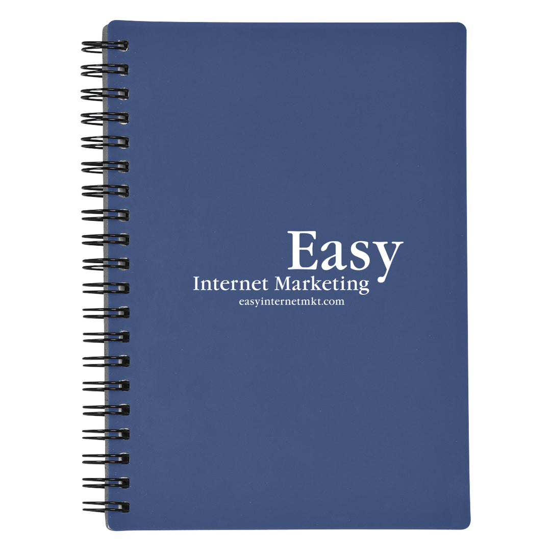 RUBBERY SPIRAL NOTEBOOK