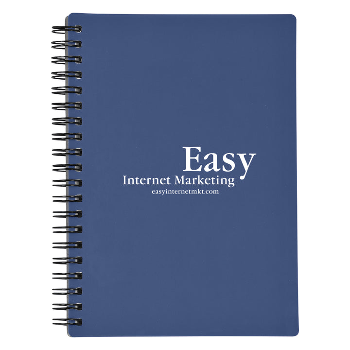 RUBBERY SPIRAL NOTEBOOK