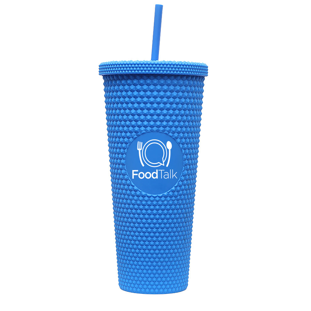 24 Oz Studded Tumbler