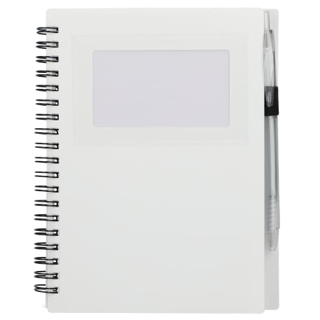 FSC® Recycled 5" x 7" Star Spiral Notebook with Pe
