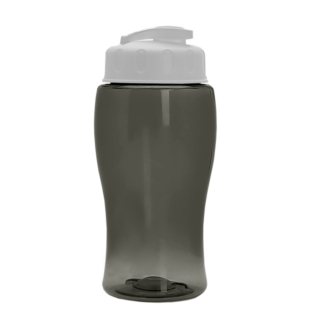 Poly-Pure Jr. - 18 oz. Transparent Bottle with USA Flip