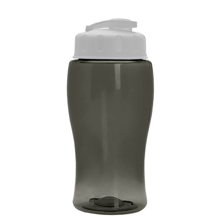 Poly-Pure Jr. - 18 oz. Transparent Bottle with USA Flip