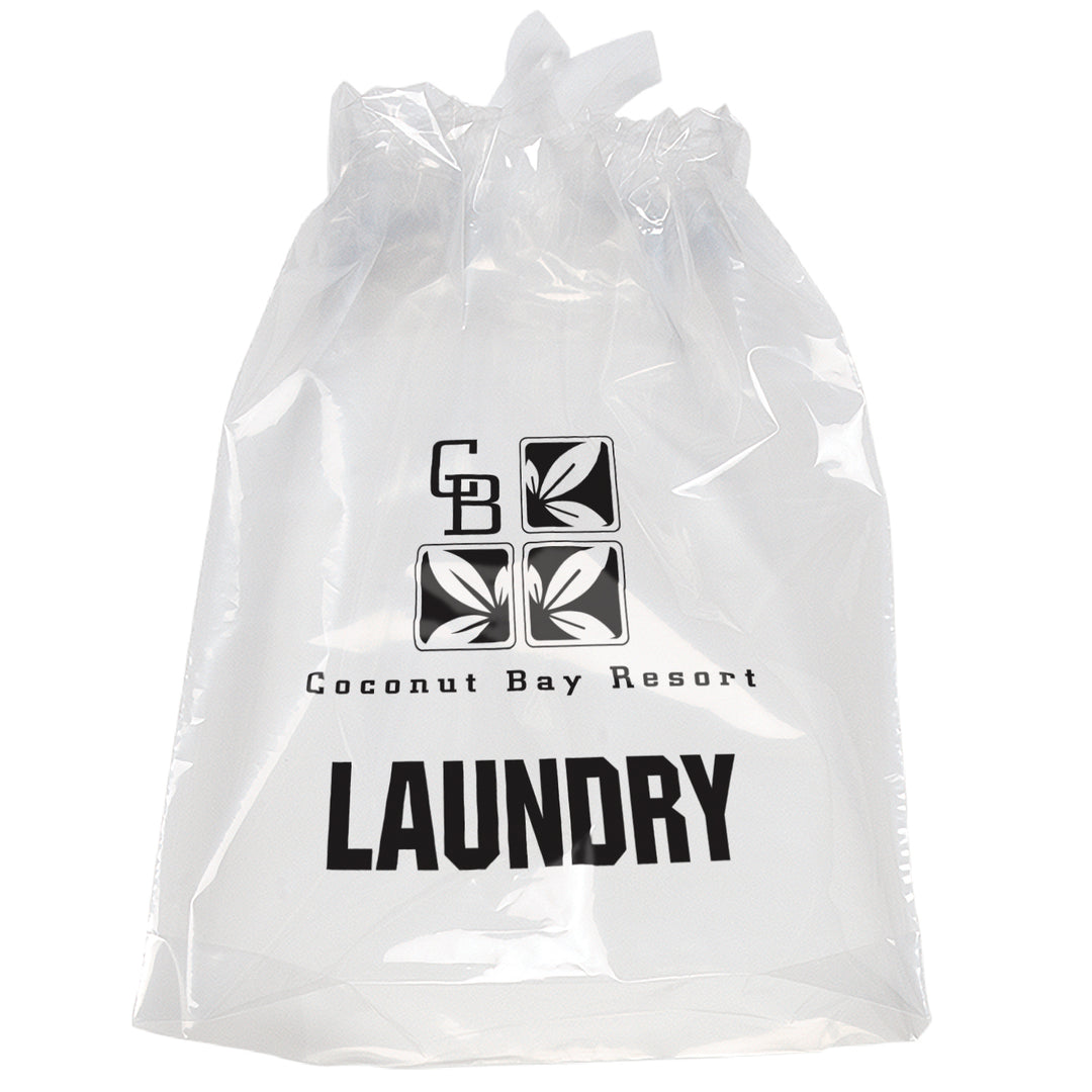 Poly-Draw Bag - 9 1/2W x 12H - Flexo Ink Print
