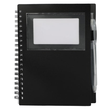 FSC® Recycled 5" x 7" Star Spiral Notebook with Pe