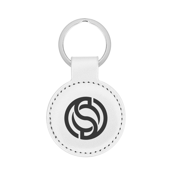 Hue Pop Leatherette Key Tag