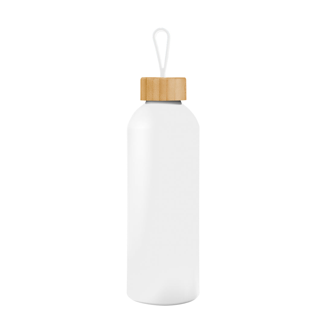 25 Oz. Blaire Recycled Aluminum Bottle With Bamboo Lid And Carry Handle