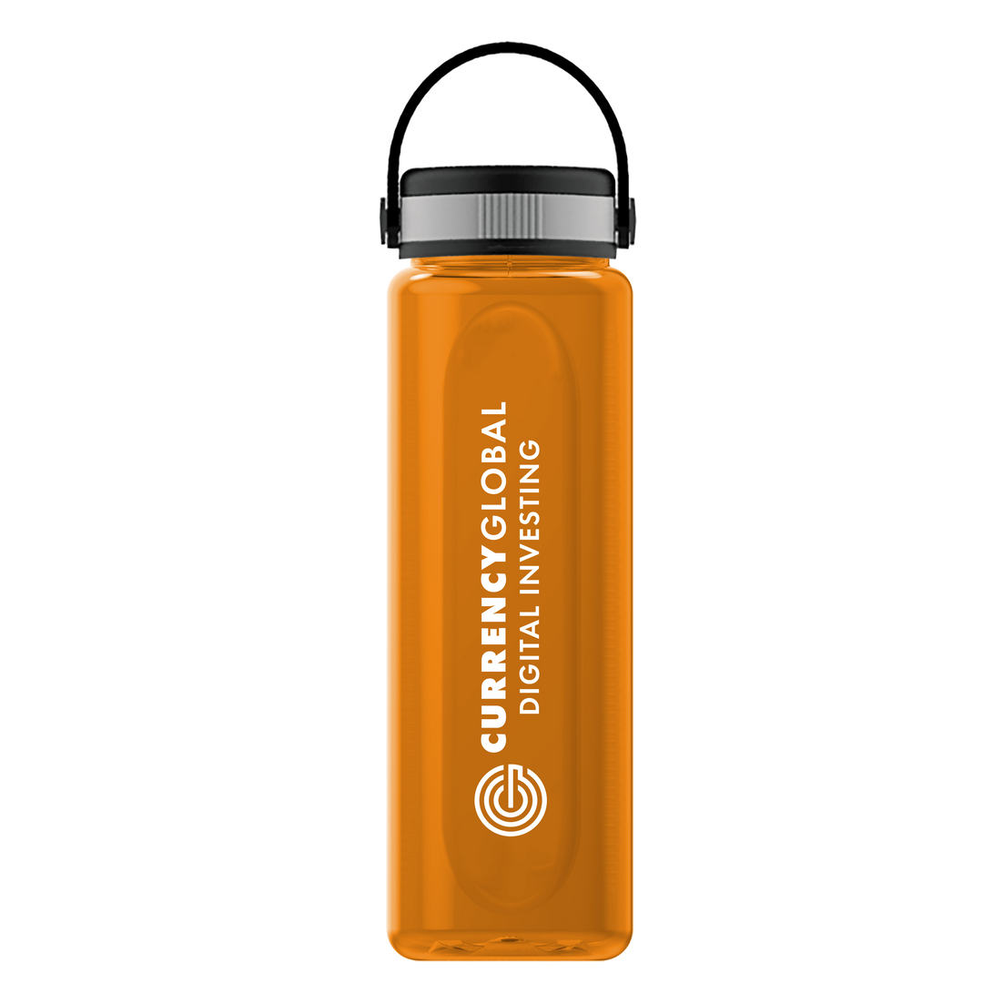 Boss Embossed RPET Bottle with Grip Lid - 26 oz.