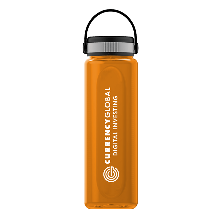 Boss Embossed RPET Bottle with Grip Lid - 26 oz.
