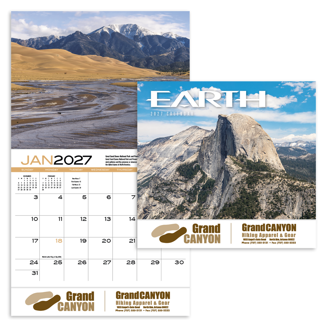 HotLine® Products Earth Appointment Calendar - Stapled