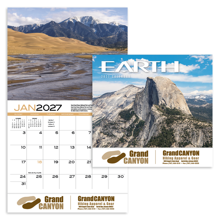 HotLine® Products Earth Appointment Calendar - Stapled