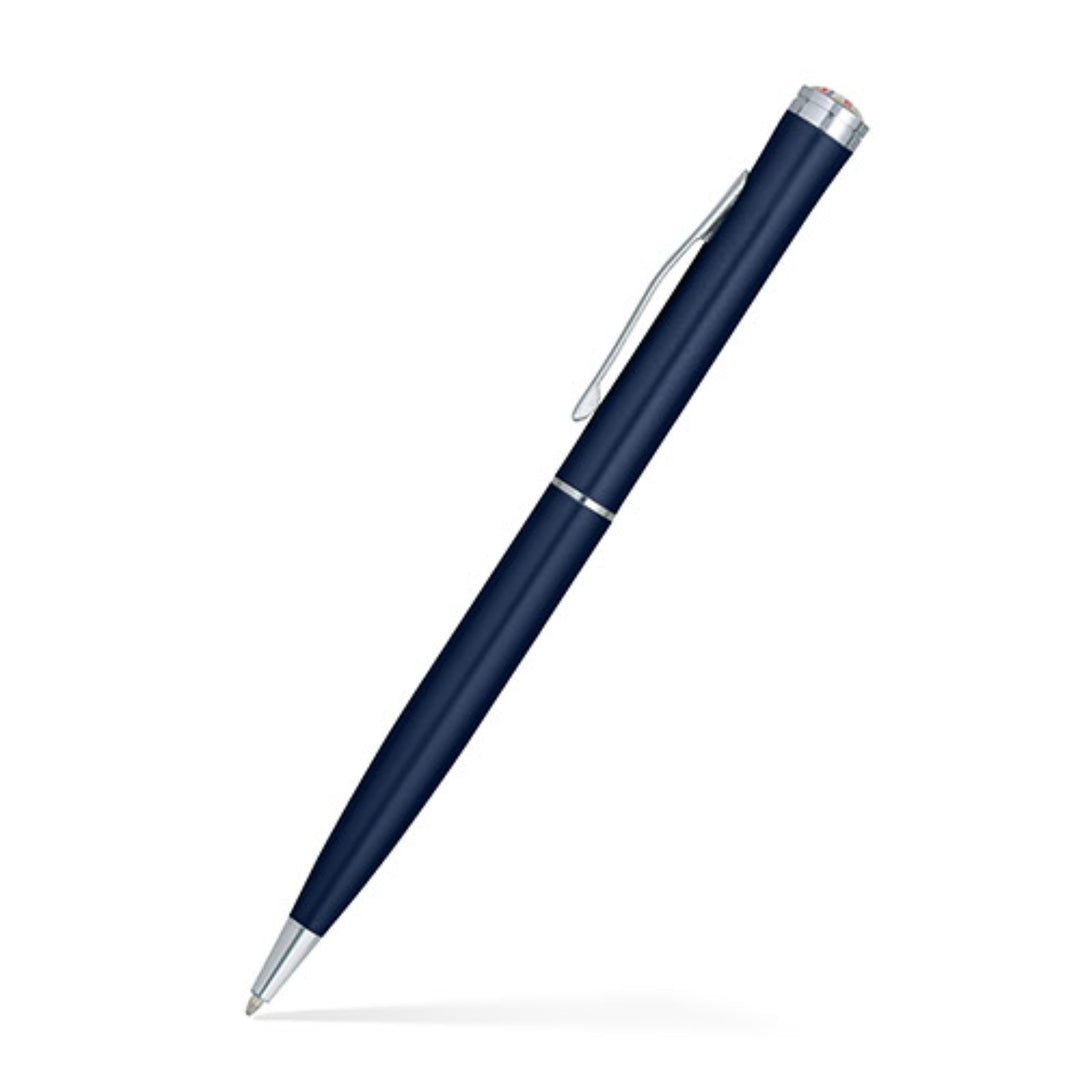 Aluminum Ballpoint Twist Metal Pen w/ Epoxy Dome Accent