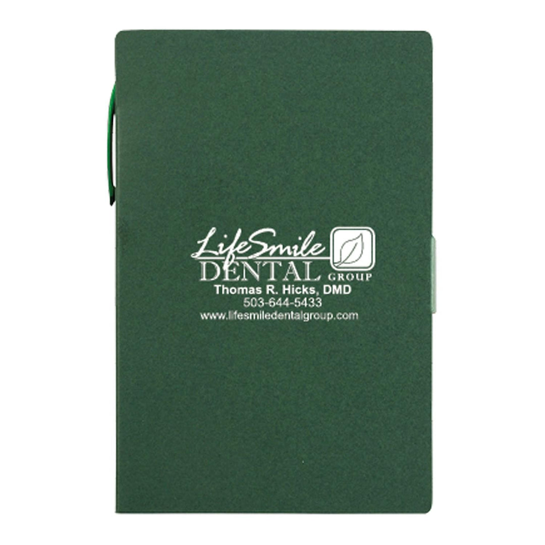 Write-Mate 4 x 6  Cardboard Memo Book with Pen - Unlined