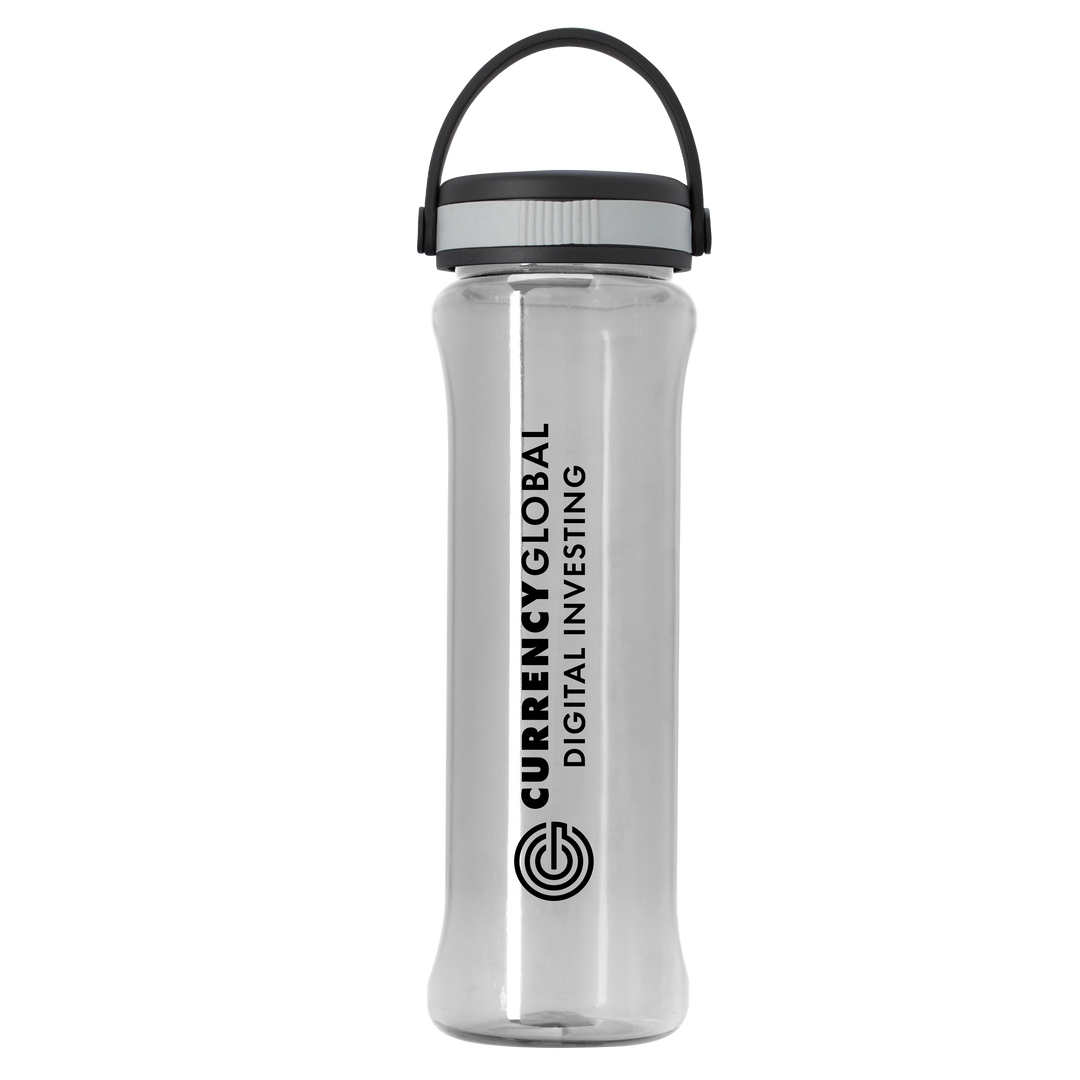 Boss Embossed RPET Bottle with Grip Lid - 26 oz.