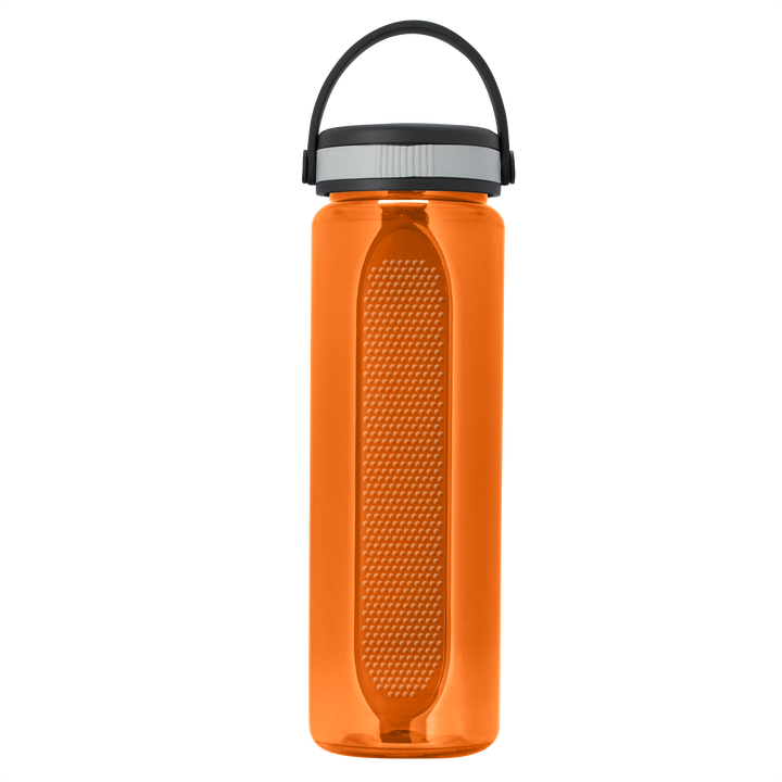 Boss Embossed RPET Bottle with Grip Lid - 26 oz.