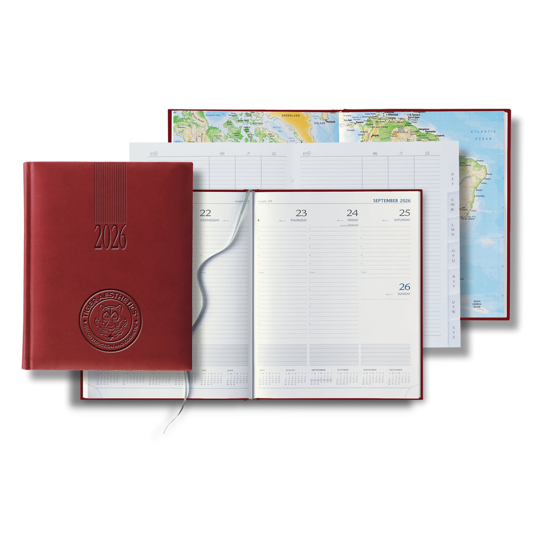 Castelli Tucson Grande Desk White Page Weekly Diary