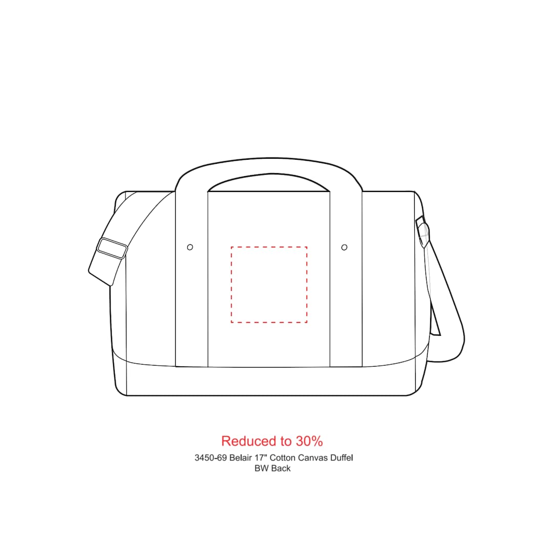 Belair 17" Cotton Canvas Duffel