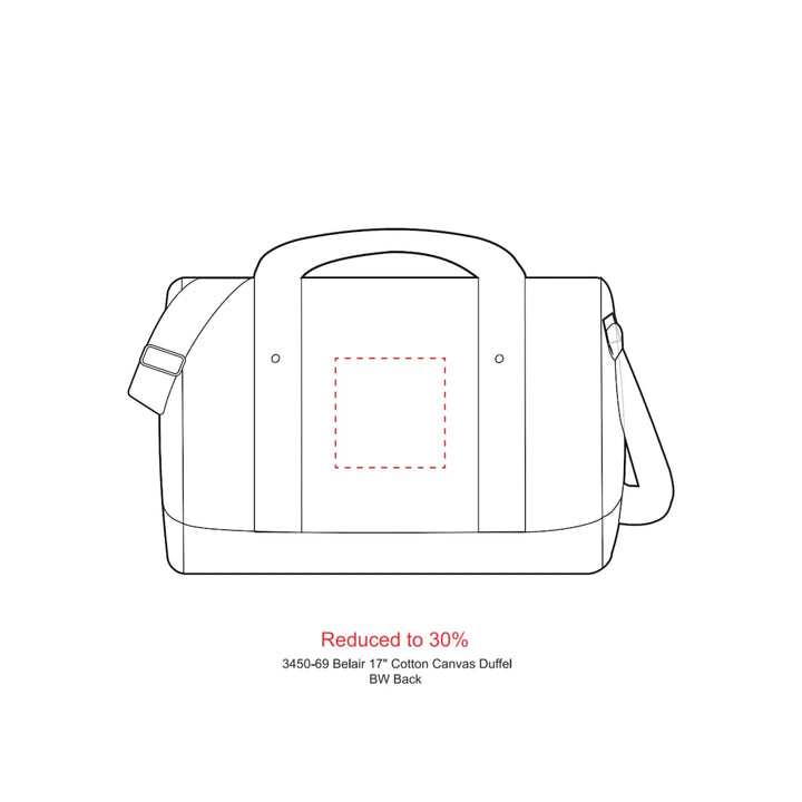 Belair 17" Cotton Canvas Duffel