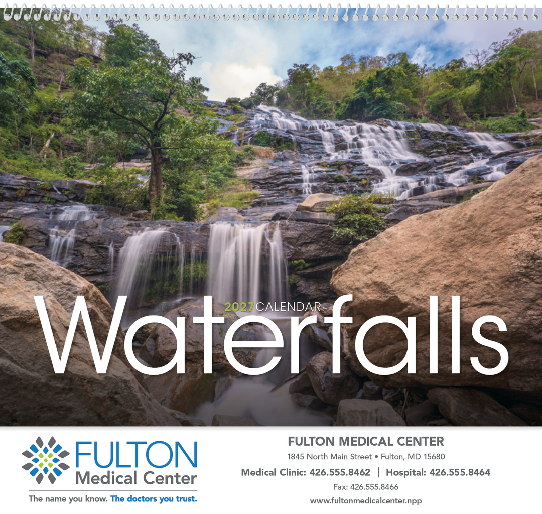 Triumph® Calendars Waterfalls Calendar