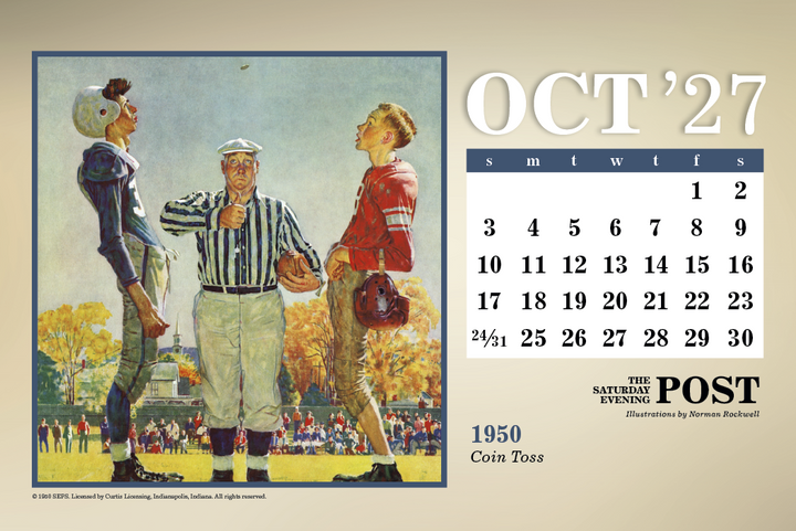 Triumph® Calendars The Saturday Evening Post Large Desk Calendar