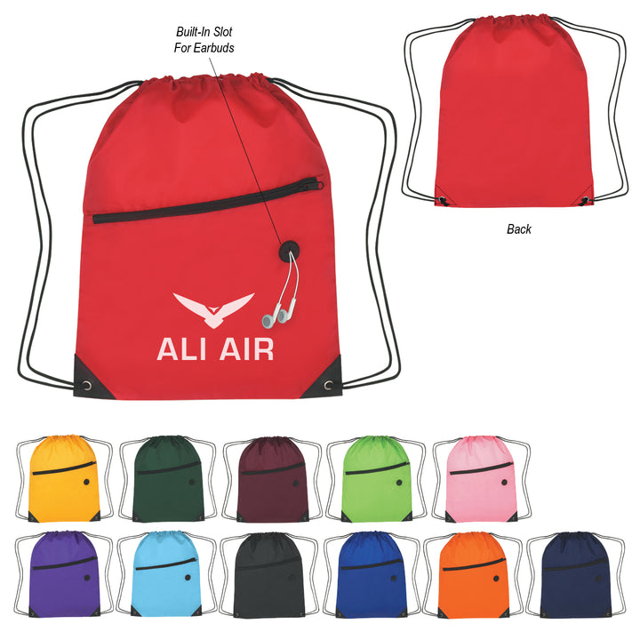 Recycled Sports Pack With Front Zipper