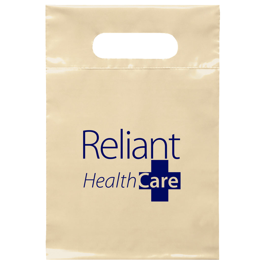 Die Cut Handle Bag - 7W x 10 1/2H - Flexo Ink Print