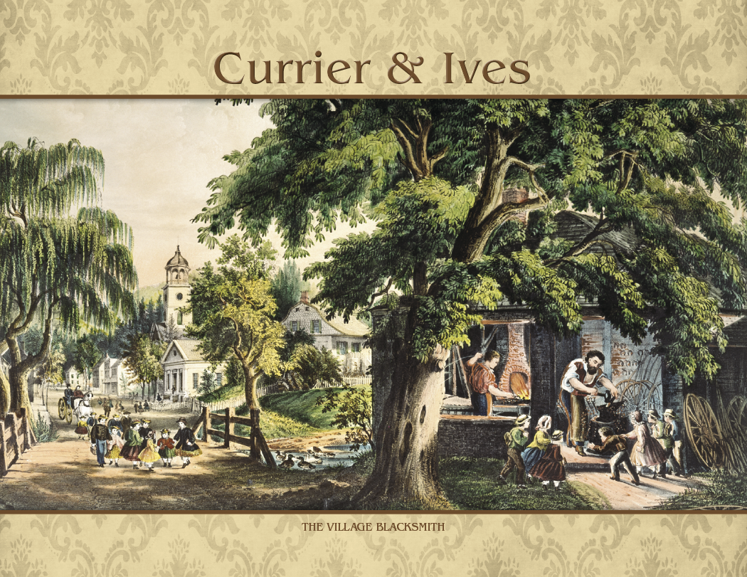 Good Value™ Currier & Ives - Stapled Calendar